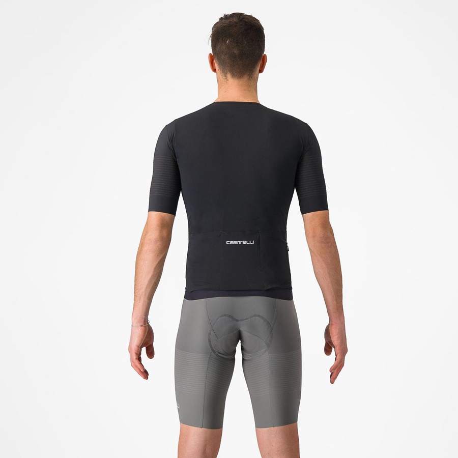 Castelli PREMIO Korte Broek Met Slabbetje Heren Grijs | ZKR431852