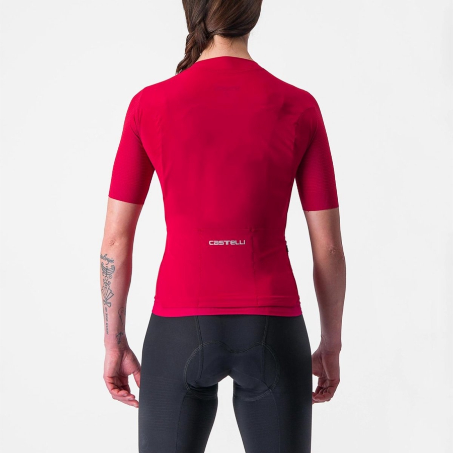 Castelli PREMIO W Jersey Dames Rood | WKU361879