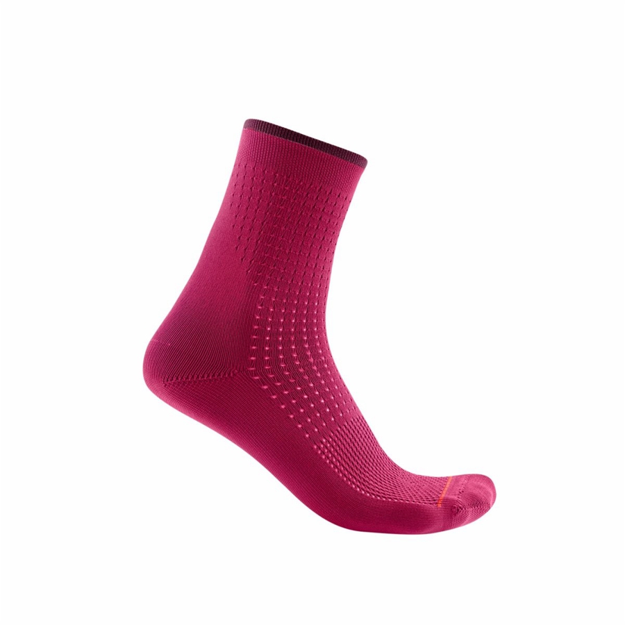 Castelli PREMIO W Sokken Dames Rood | PRV365412