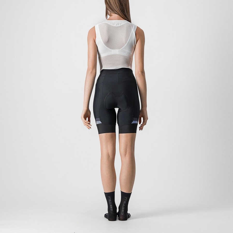 Castelli PRIMA Korte Broek Dames Zwart Donkergrijs | TFN948731