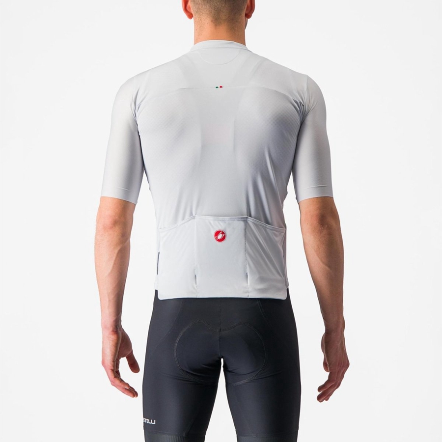 Castelli PROLOGO 7 Jersey Heren Zilver Grijs Groen | DGC567803