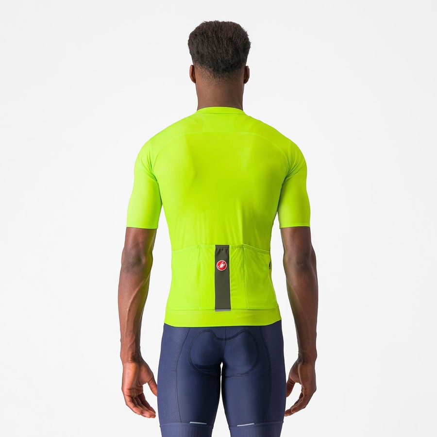 Castelli PROLOGO LITE Jersey Heren Lichtgroen Diepgroen | EWH689214