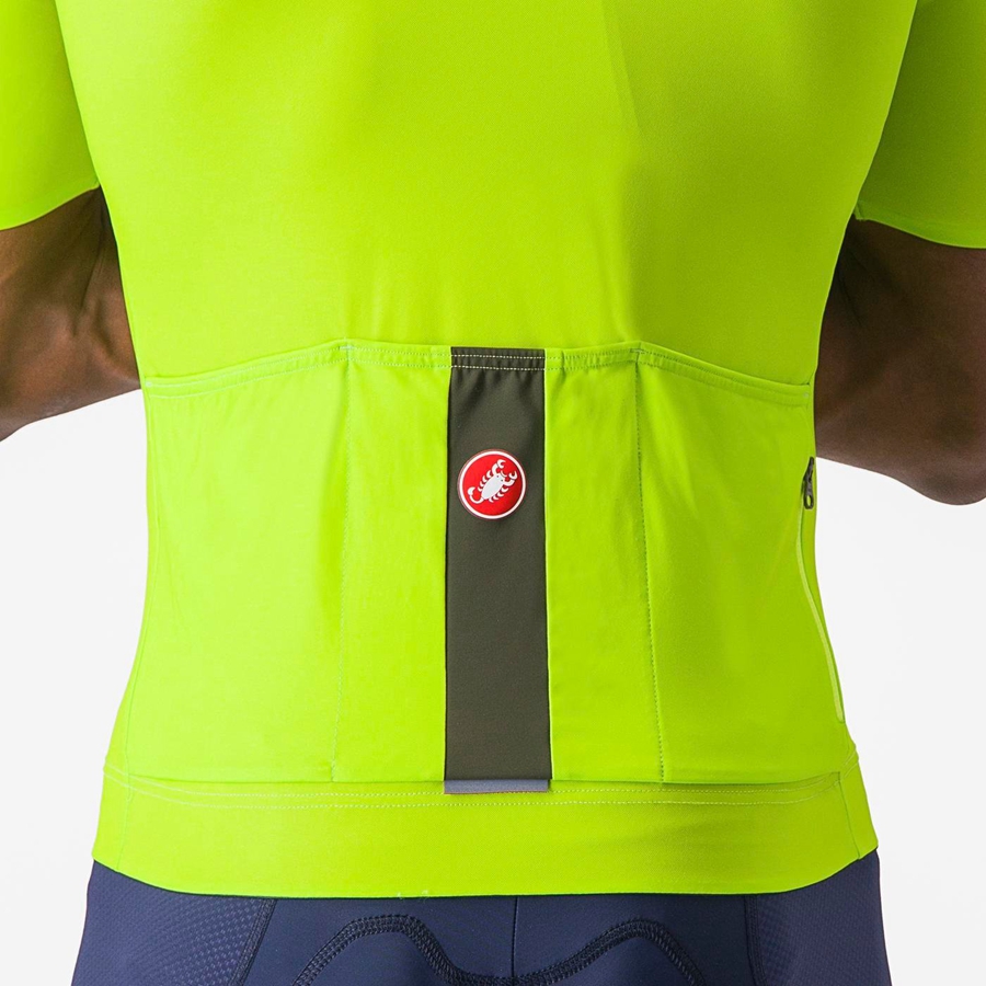 Castelli PROLOGO LITE Jersey Heren Lichtgroen Diepgroen | EWH689214