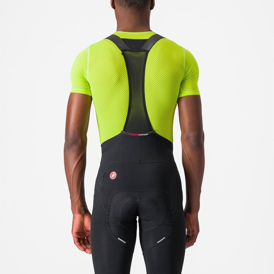 Castelli PRO MESH 2.0 SHORT SLEEVE Basislaag Heren Lichtgroen | RFN921453