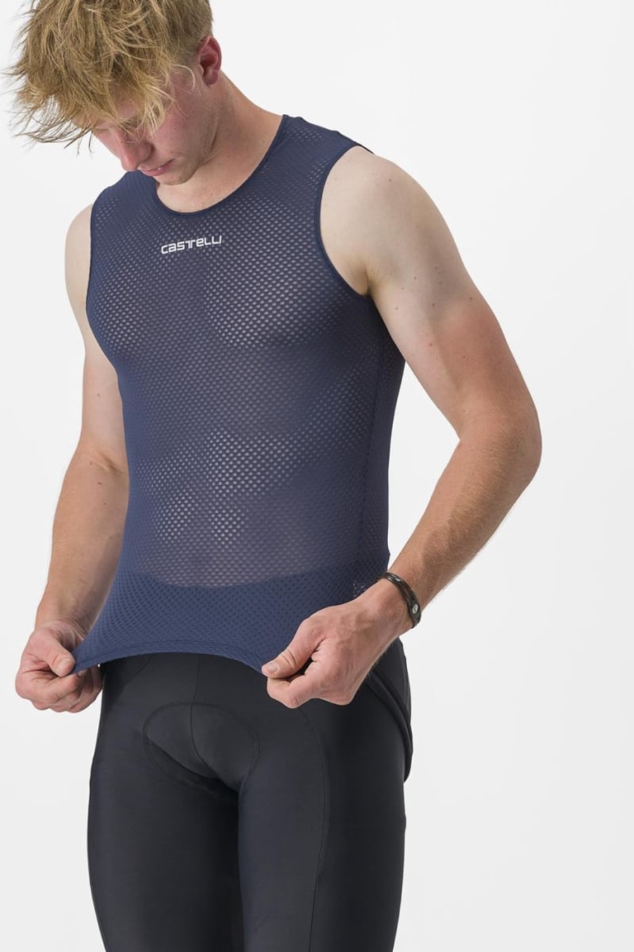 Castelli PRO MESH 2.0 SLEEVELESS Basislaag Heren Blauw | EJN021746