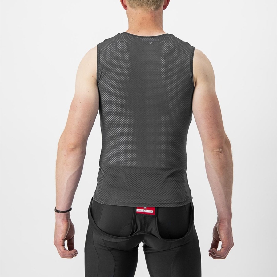 Castelli PRO MESH 2.0 SLEEVELESS Basislaag Heren Zwart | OLK857064