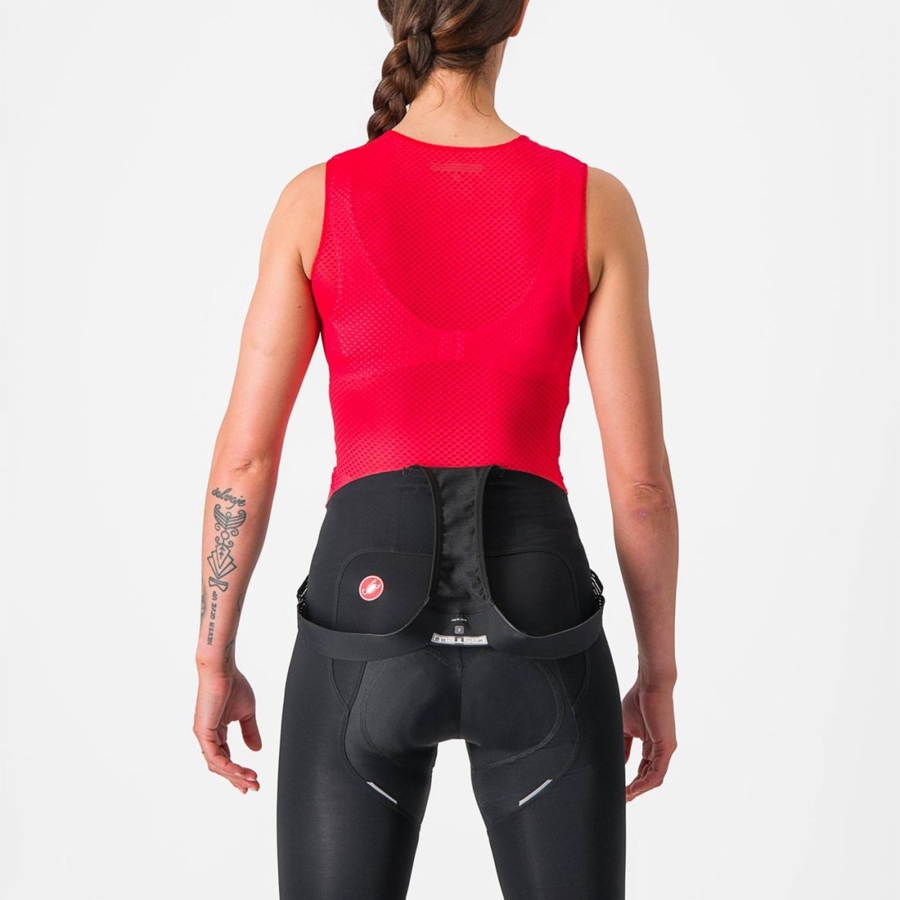 Castelli PRO MESH W SLEEVELESS Basislaag Dames Rood | ODG567029