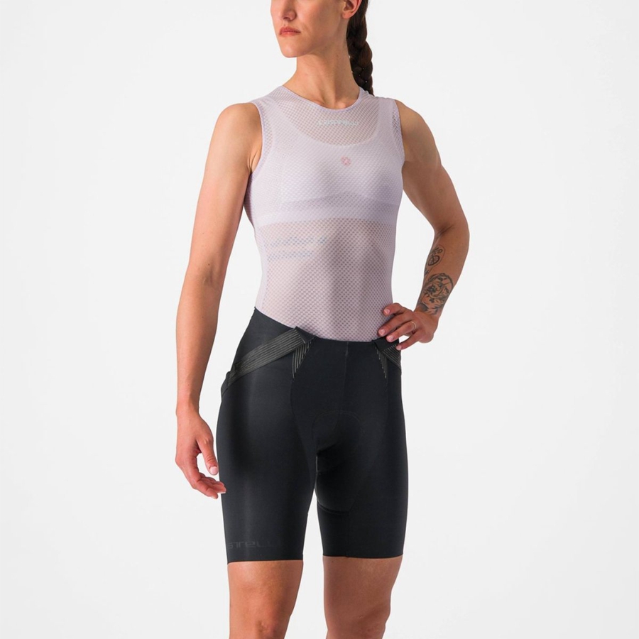 Castelli PRO MESH W SLEEVELESS Basislaag Dames Paars Wit | IXZ170548