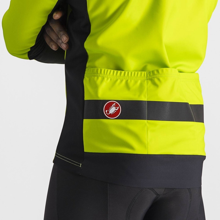 Castelli RADDOPPIA 3 Jassen Heren Lichtgroen Zwart | CKZ178926