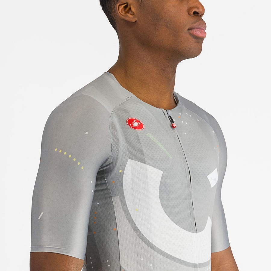 Castelli R-A/D Jersey Heren Gekleurd Grijs | IKU405318