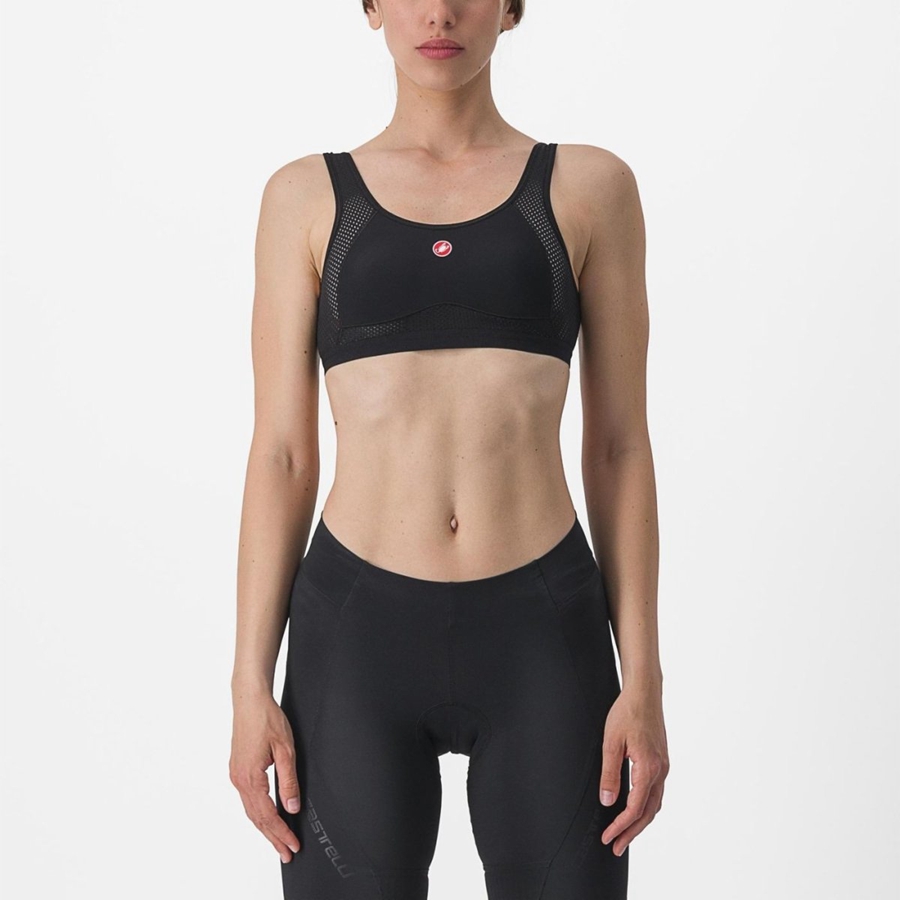 Castelli ROSSO CORSA BRA Basislaag Dames Zwart | WHL904658