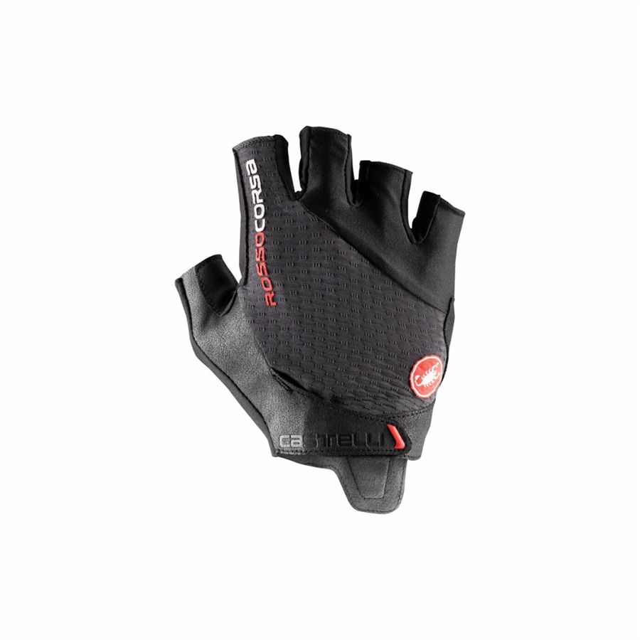 Castelli ROSSO CORSA PRO V Handschoenen Heren Donkergrijs | AOP627053