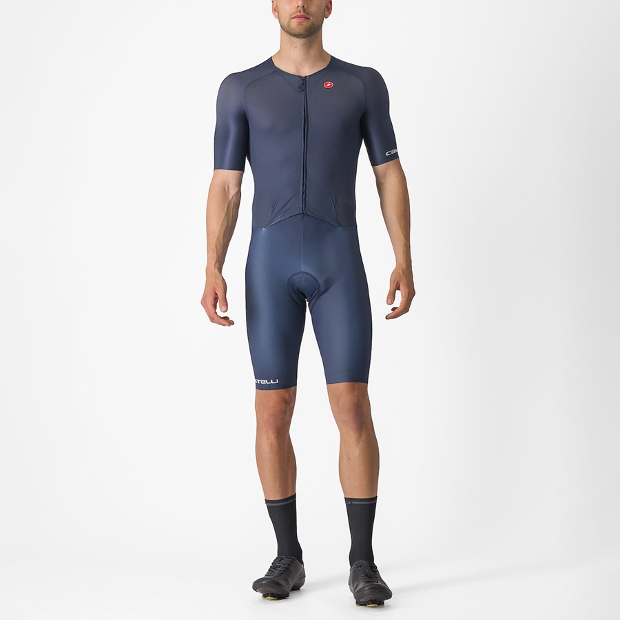 Castelli SANREMO BTW Snelheidspak Heren Blauw | VUA364792