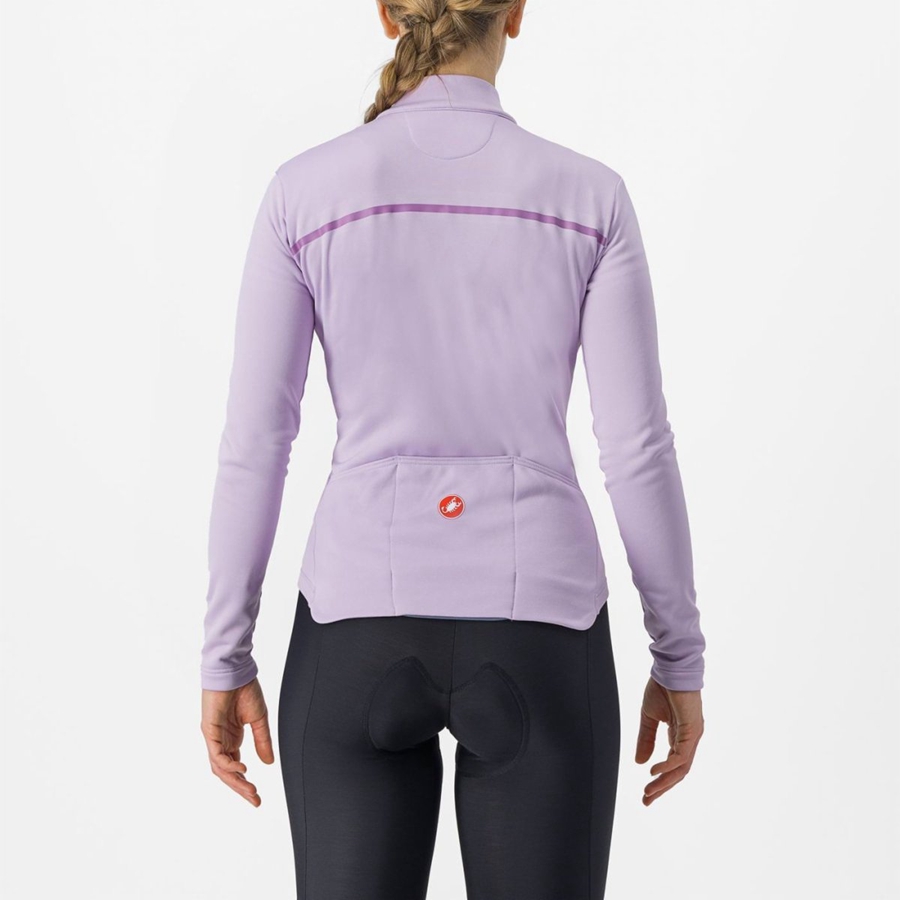 Castelli SINERGIA 2 FZ Jersey Dames Paars Paars | CAK726819