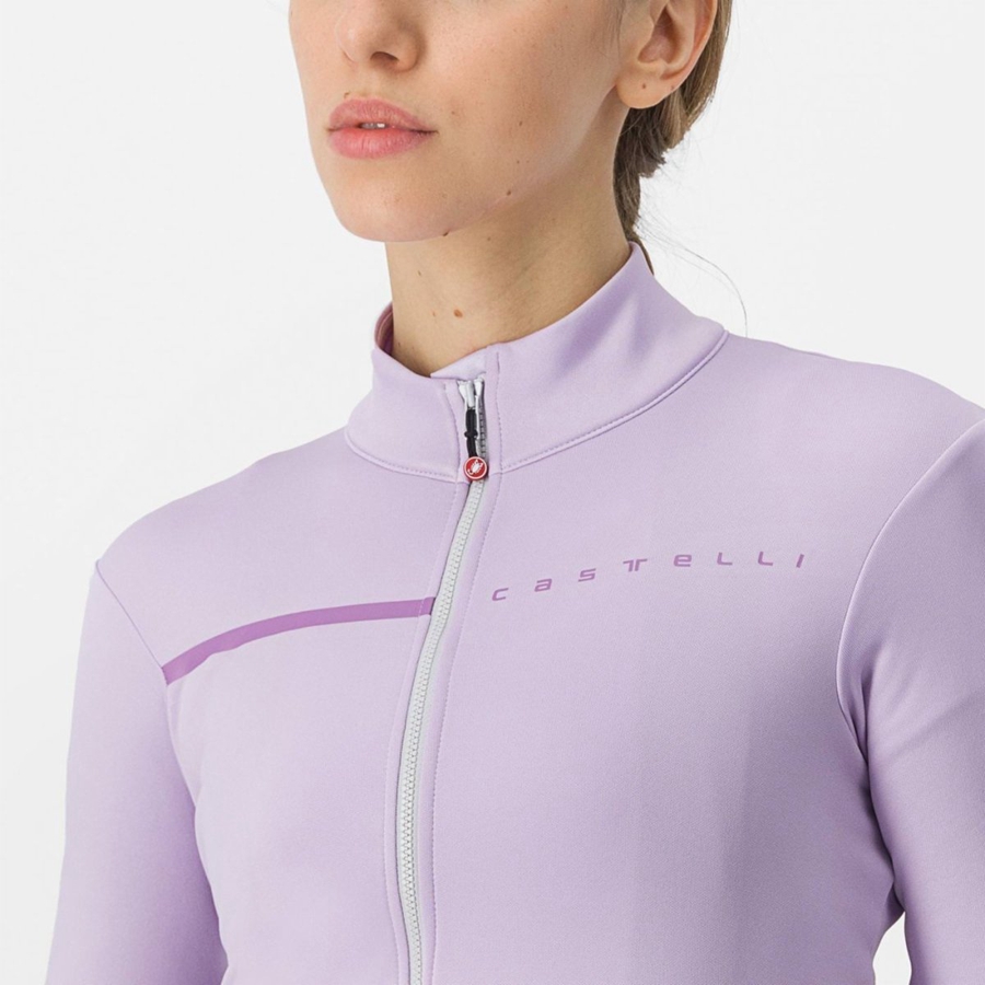 Castelli SINERGIA 2 FZ Jersey Dames Paars Paars | CAK726819