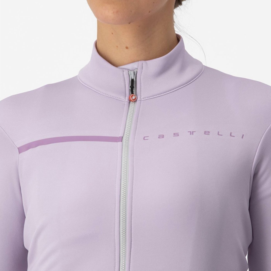 Castelli SINERGIA 2 FZ Jersey Dames Paars Paars | CAK726819