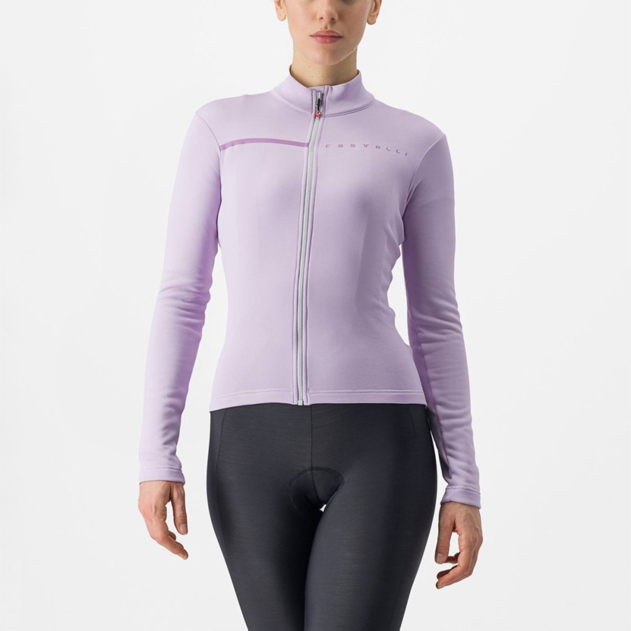 Castelli SINERGIA 2 FZ Jersey Dames Paars Paars | CAK726819