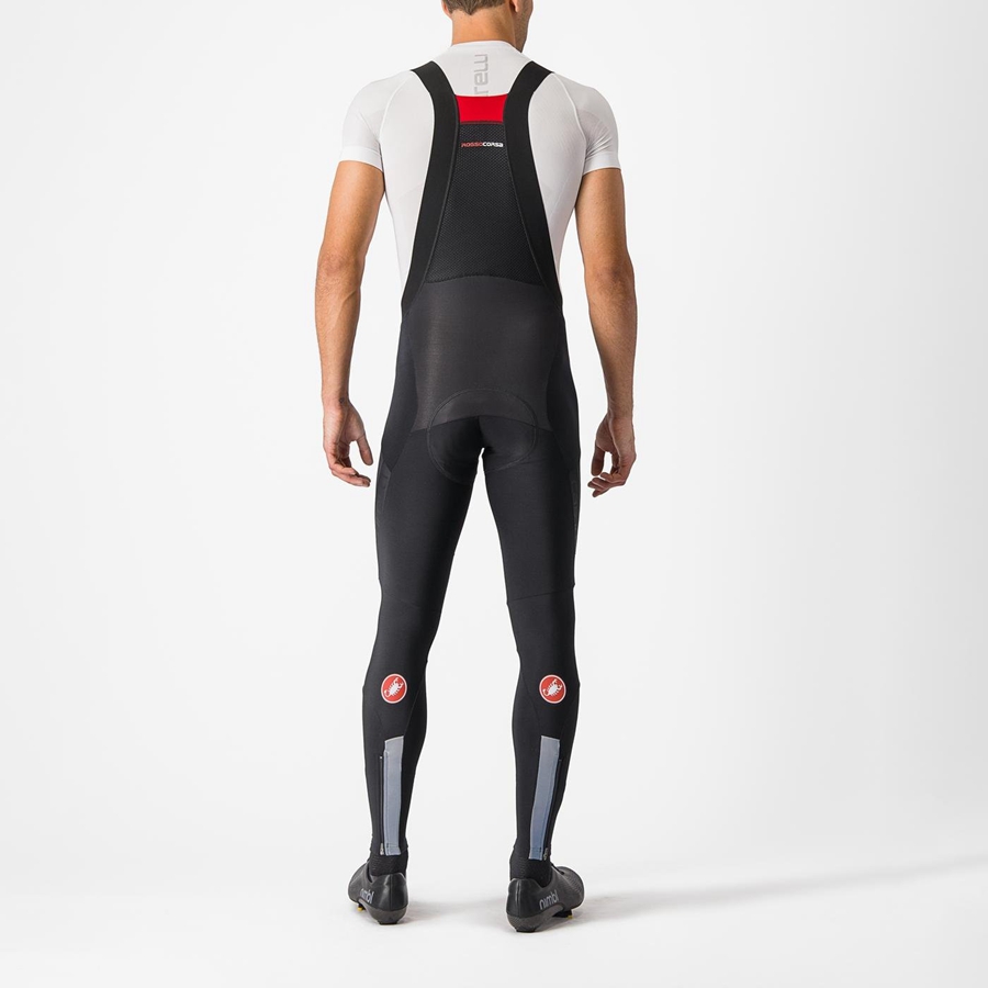 Castelli SORPASSO RoS Panty Met Slabbetje Heren Zwart | AWG734589