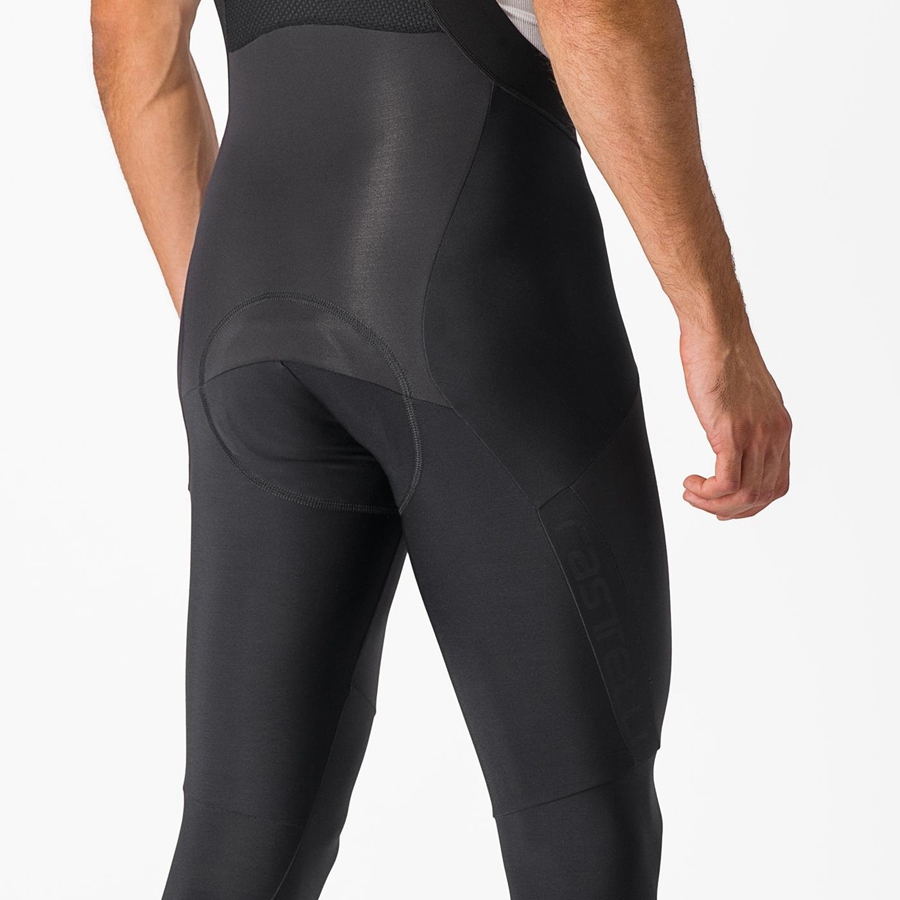 Castelli SORPASSO RoS Panty Met Slabbetje Heren Zwart | AWG734589