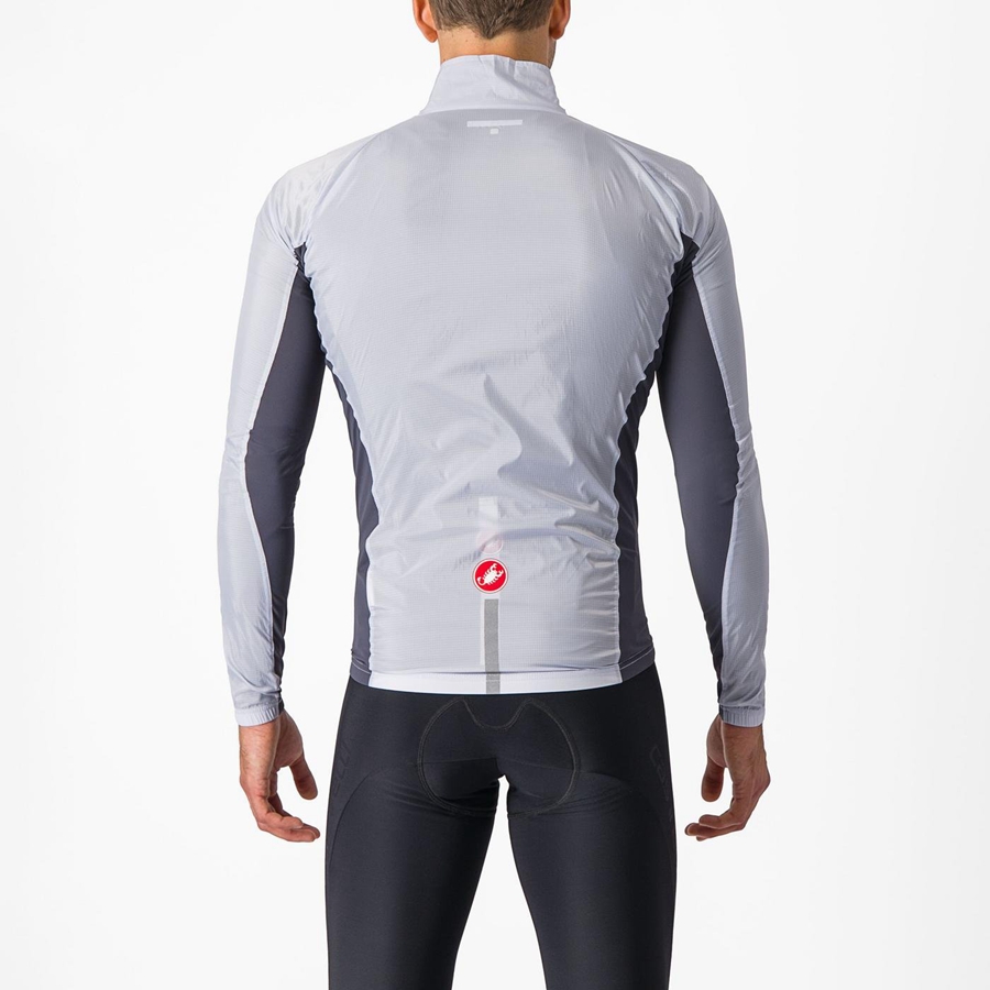 Castelli SQUADRA STRETCH Bescherming Heren Zilver Grijs Donkergrijs | TYB270546