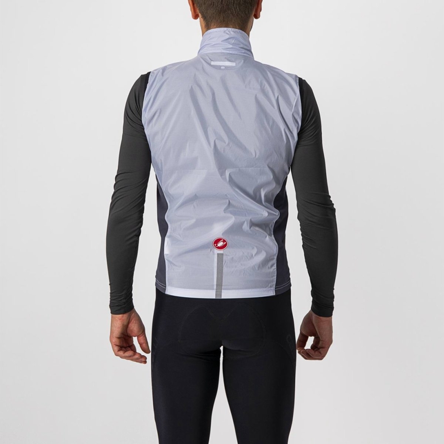 Castelli SQUADRA STRETCH Vest Heren Zilver Grijs Donkergrijs | FRX269104