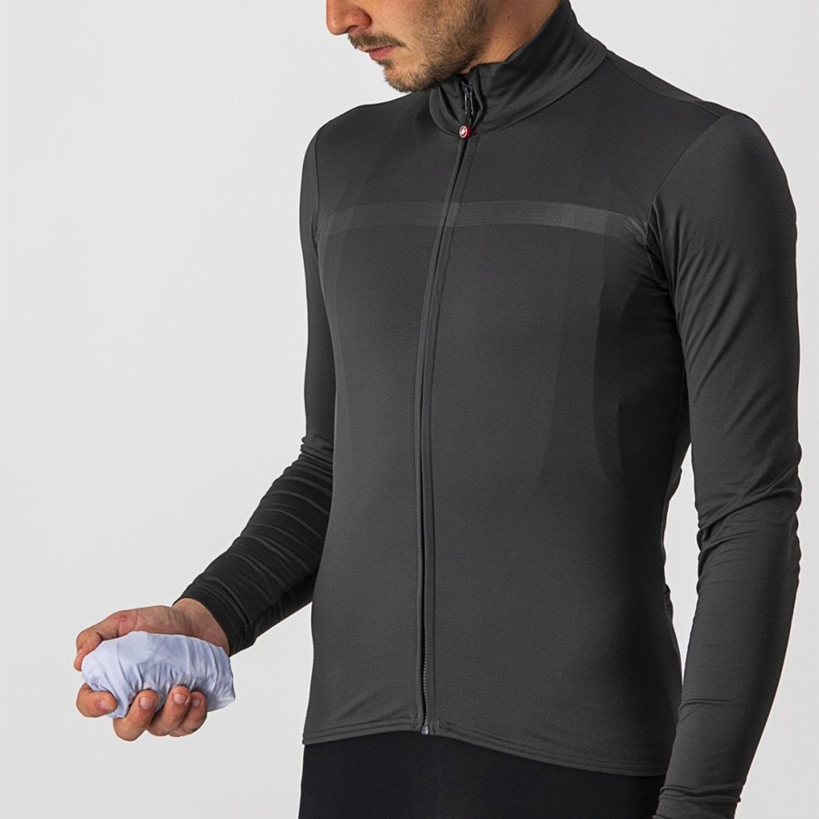 Castelli SQUADRA STRETCH Vest Heren Zilver Grijs Donkergrijs | FRX269104