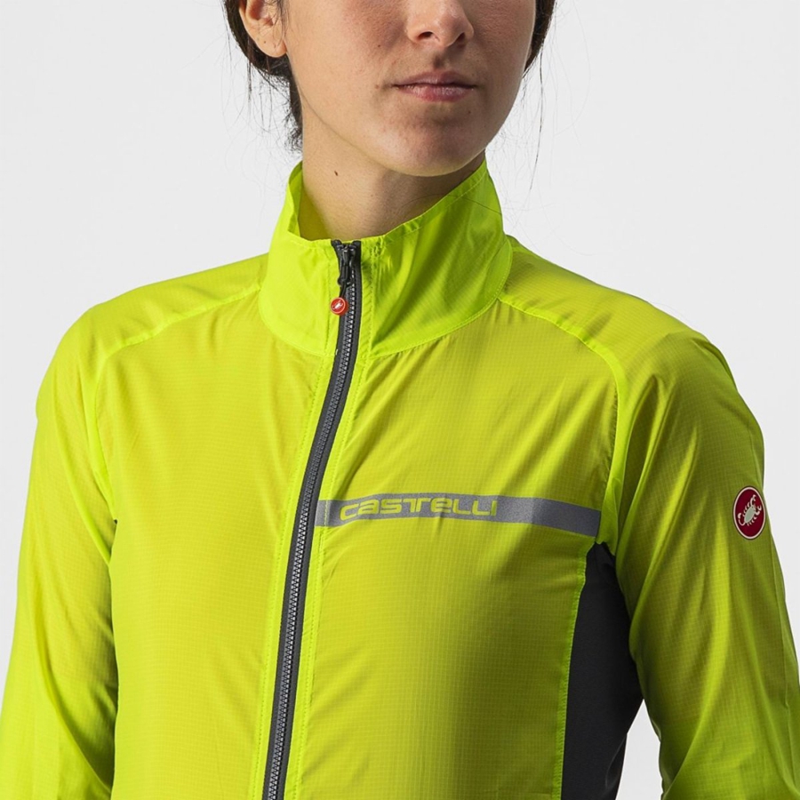 Castelli SQUADRA STRETCH W Bescherming Dames Lichtgroen Donkergrijs | RCX401385