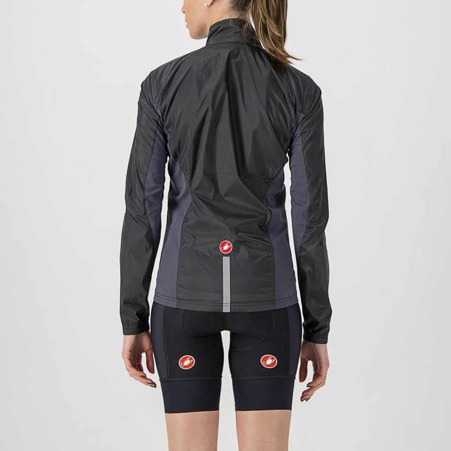 Castelli SQUADRA STRETCH W Bescherming Dames Zwart Donkergrijs | AST258914