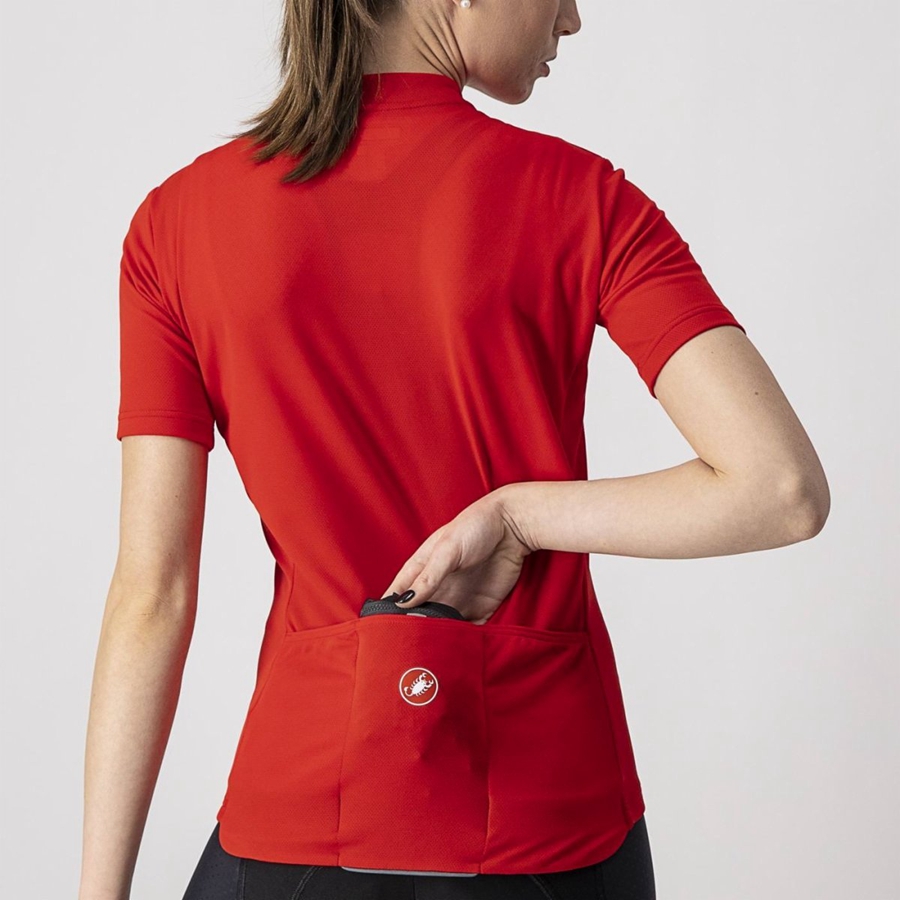 Castelli SQUADRA STRETCH W Bescherming Dames Zwart Donkergrijs | AST258914