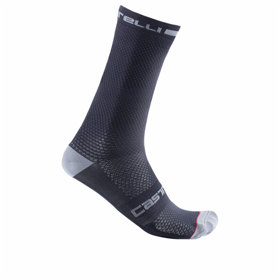 Castelli SUPERLEGGERA T 18 Sokken Heren Blauw | ELQ258746