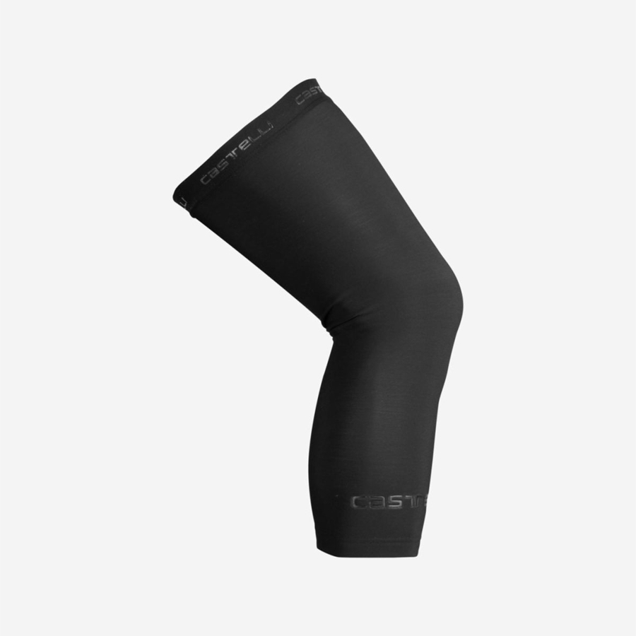 Castelli THERMOFLEX 2 KNEE WARMER Beenwarmer Heren Zwart | BMA712395