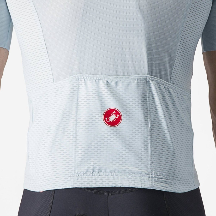 Castelli TRADIZIONE Jersey Heren Blauw Blauw Grijs | LBK358692