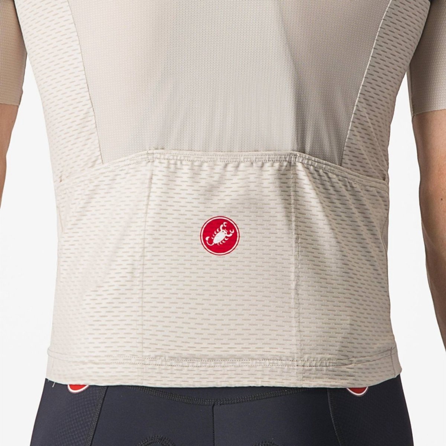 Castelli TRADIZIONE Jersey Heren Zilver Blauw | BTP631249