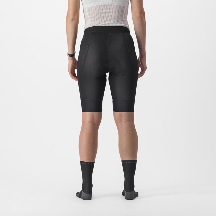 Castelli TRAIL W LINER Korte Broek Dames Zwart | PDS958372