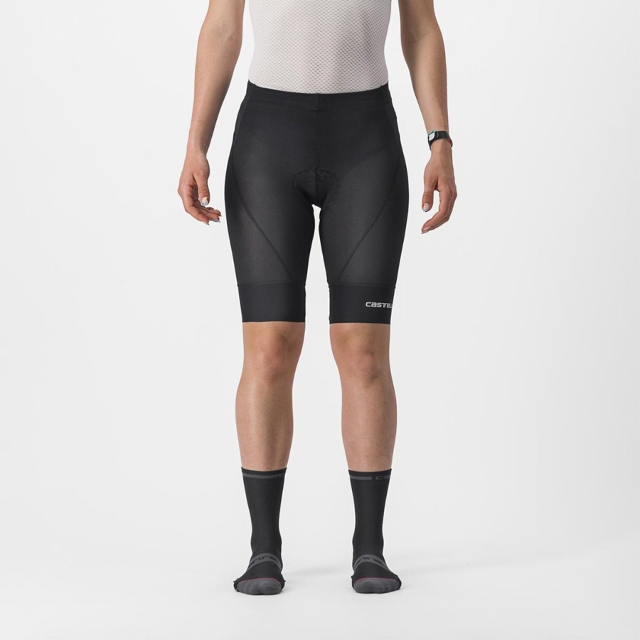 Castelli TRAIL W LINER Korte Broek Dames Zwart | PDS958372