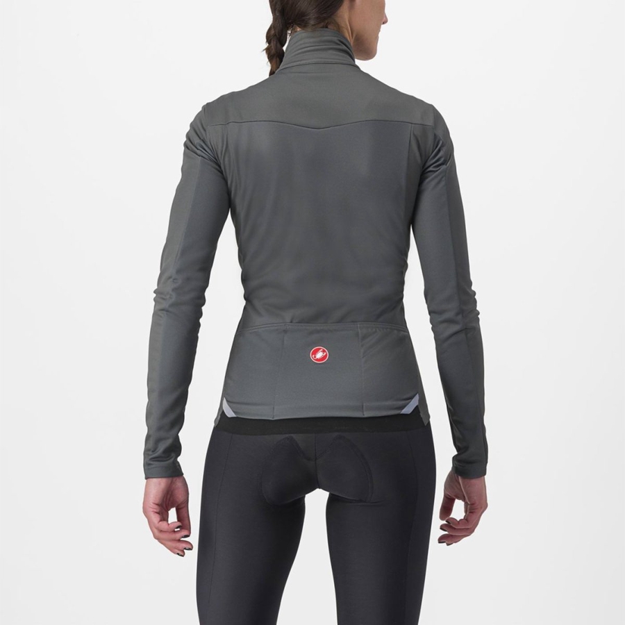 Castelli TRANSITION 2 W Jassen Dames Grijs | GIZ964381