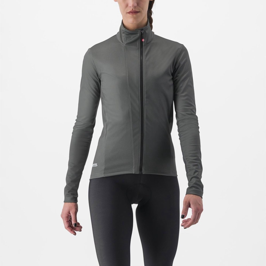 Castelli TRANSITION 2 W Jassen Dames Grijs | GIZ964381