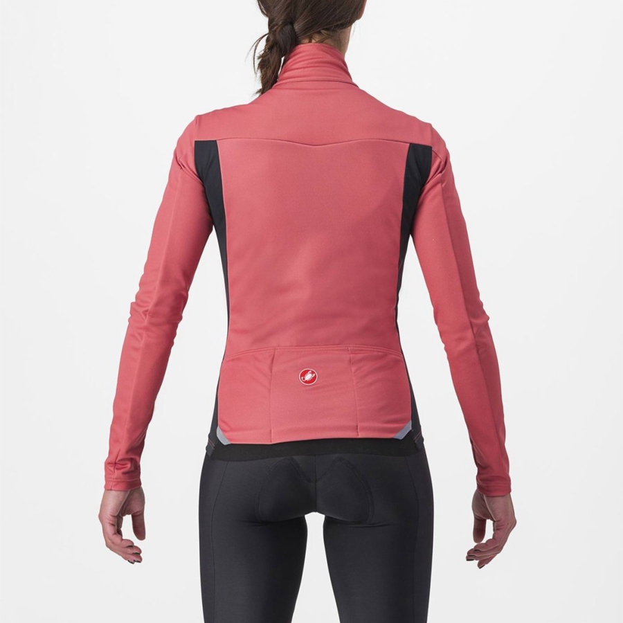 Castelli TRANSITION 2 W Jassen Dames Rood Zwart | IFA097681