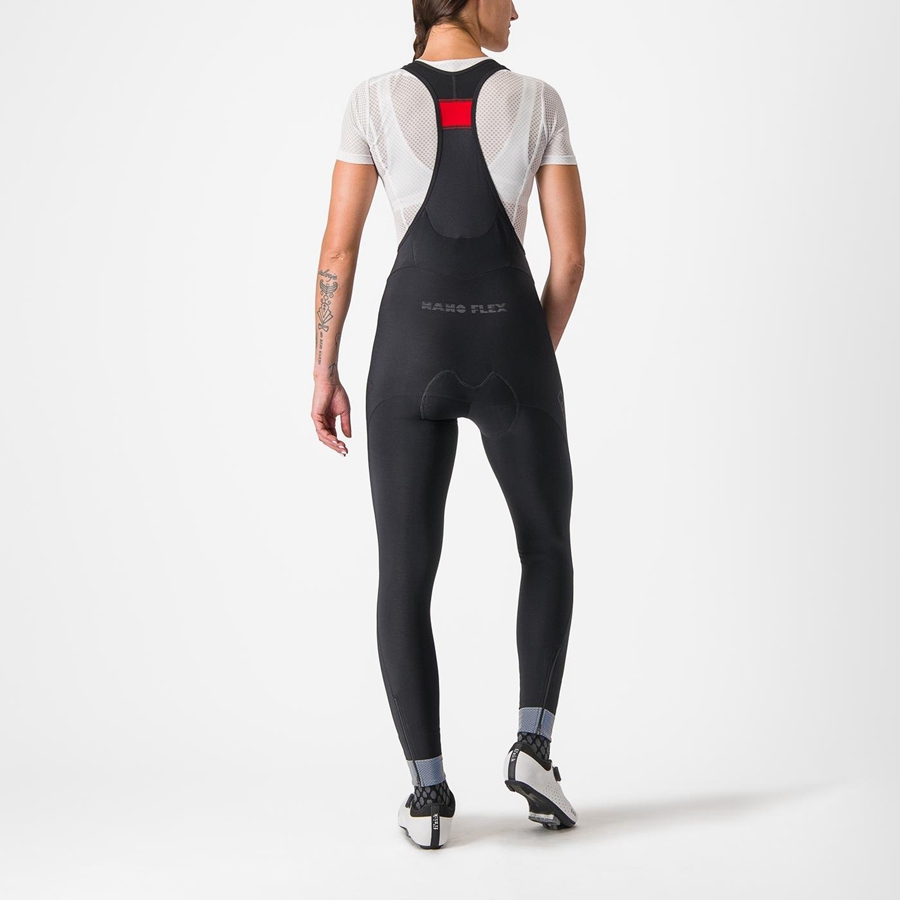 Castelli TUTTO NANO W Panty Met Slabbetje Dames Zwart | WVR268370