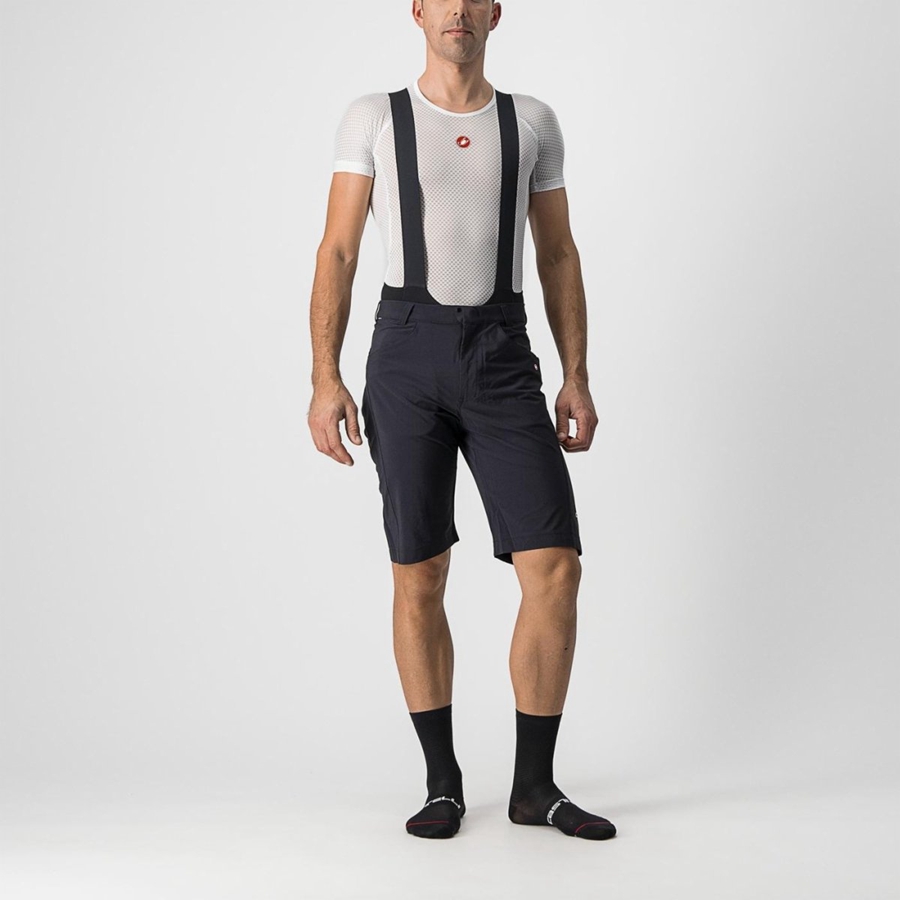 Castelli UNLIMITEDGY Korte Broek Heren Zwart | CWI784352