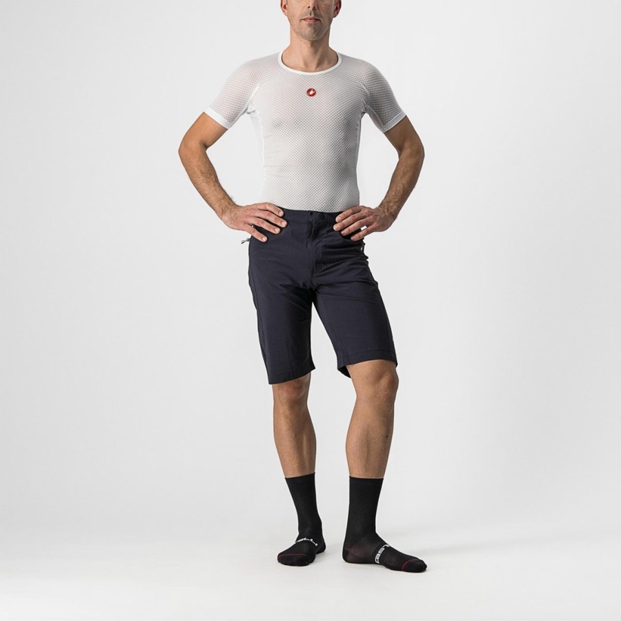 Castelli UNLIMITEDGY Korte Broek Heren Zwart | CWI784352