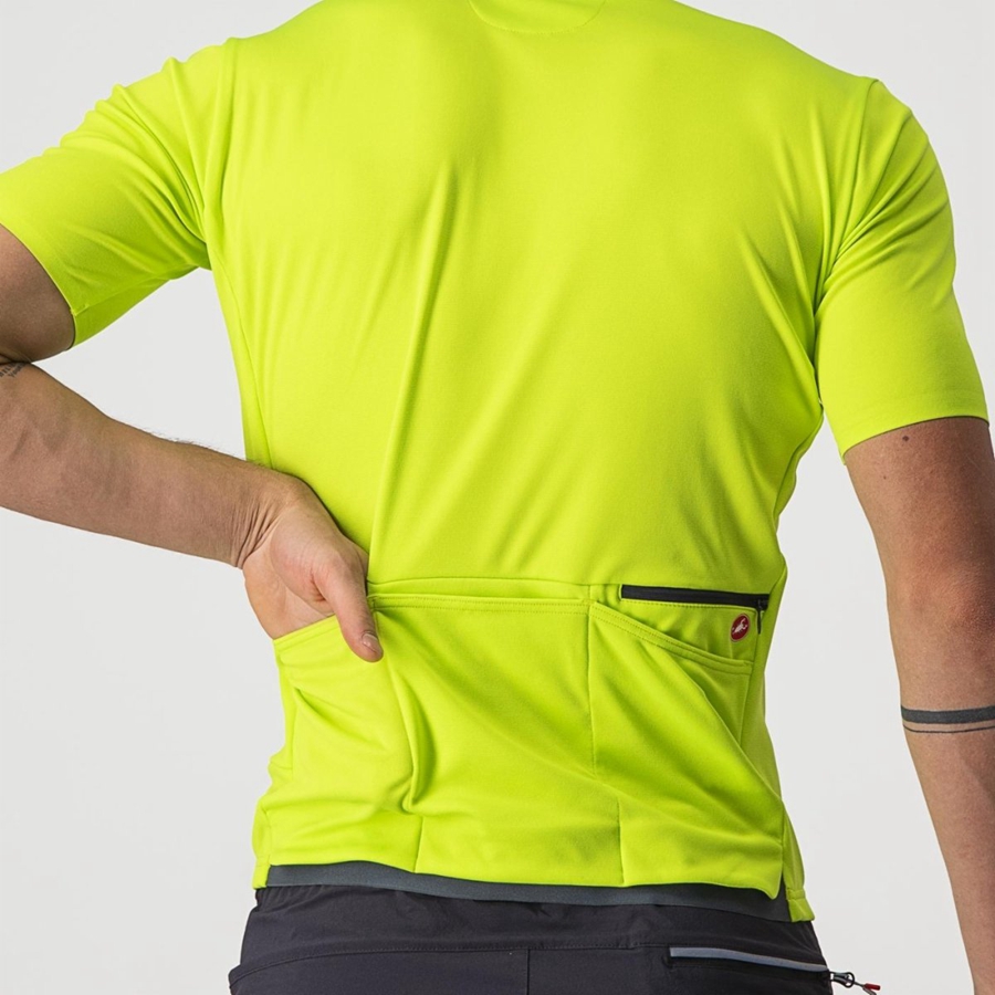 Castelli UNLIMITED ALLROAD Jersey Heren Lichtgroen | OST645103