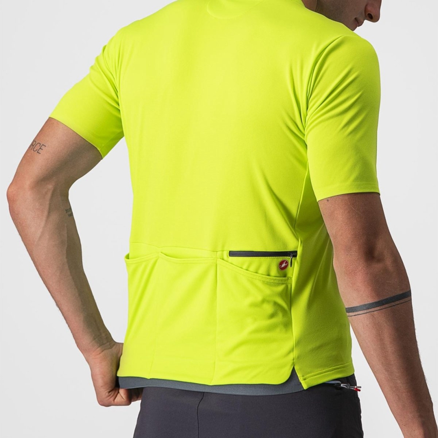 Castelli UNLIMITED ALLROAD Jersey Heren Lichtgroen | OST645103