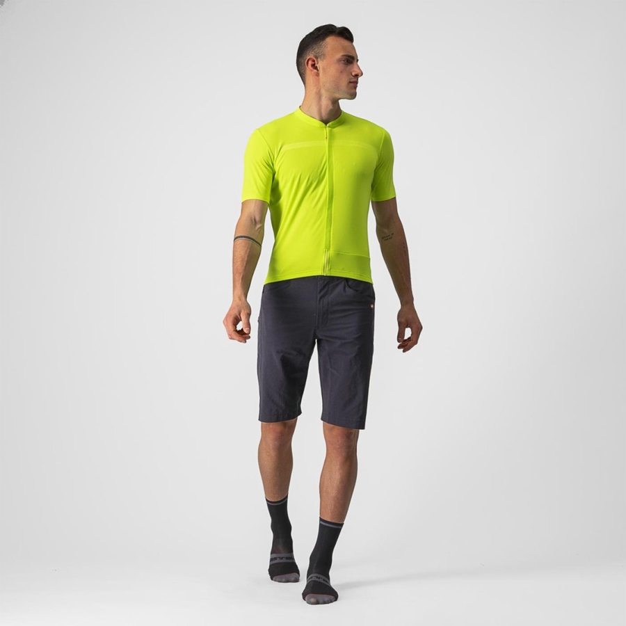 Castelli UNLIMITED ALLROAD Jersey Heren Lichtgroen | OST645103