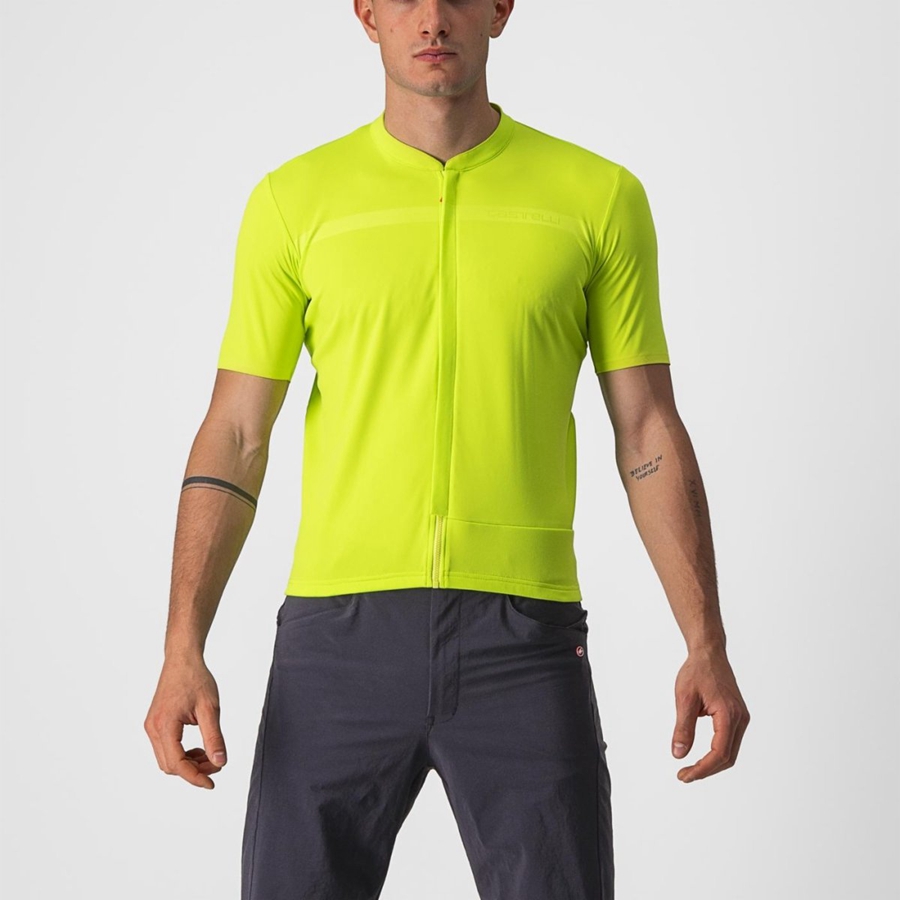 Castelli UNLIMITED ALLROAD Jersey Heren Lichtgroen | OST645103