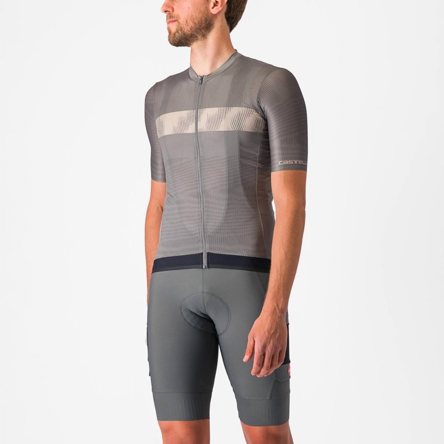 Castelli UNLIMITED ENDURANCE Jersey Heren Grijs | GEW850692