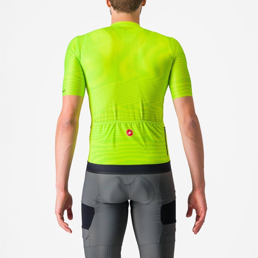 Castelli UNLIMITED ENDURANCE Jersey Heren Lichtgroen Donkergrijs | DZS670423