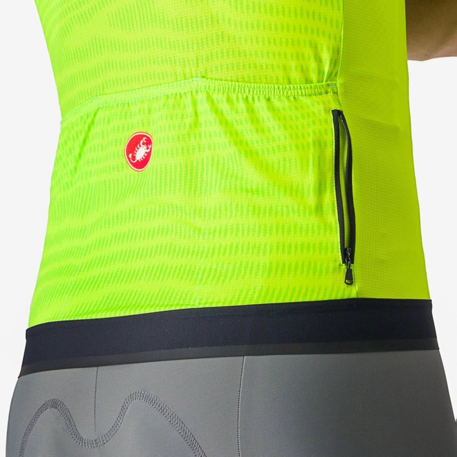 Castelli UNLIMITED ENDURANCE Jersey Heren Lichtgroen Donkergrijs | DZS670423