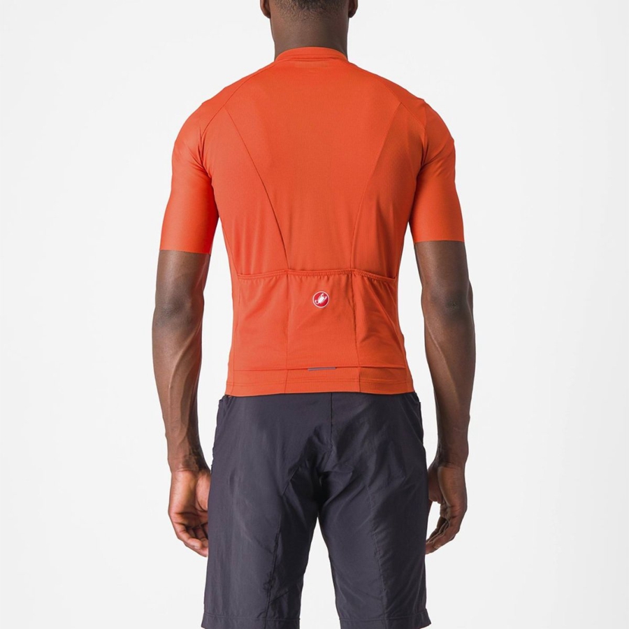 Castelli UNLIMITED ENTRATA 2 Jersey Heren Oranje Rood Grijs | VMN841709