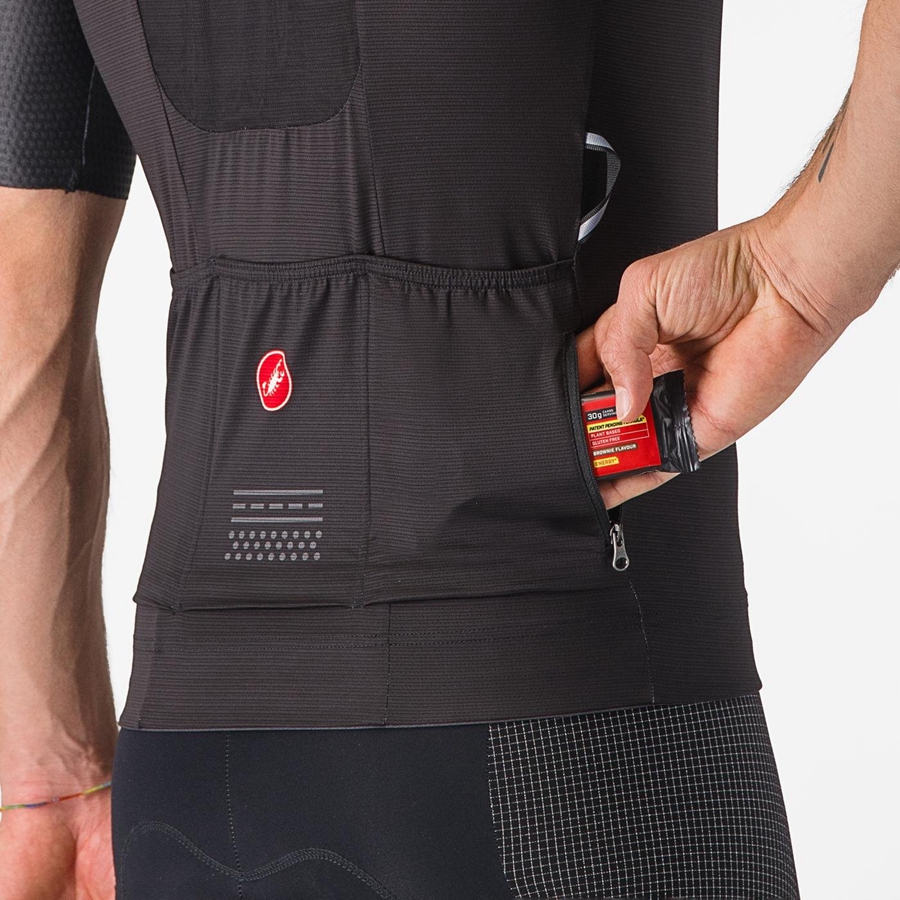 Castelli UNLIMITED PRO Jersey Heren Zwart | TNB379851